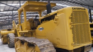 Caterpillar D8H Tractor and CAT 463 Towed Scraper