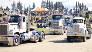 Mack Truck Parade in Wanaka