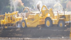 International TD-25 Series C Bulldozer pushing a Caterpillar 630B | Otago | New Zealand | 4K