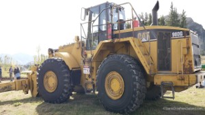 Old Caterpillar 980G with Tyre Grabber in Wanaka | Otago | New Zealand | 4K