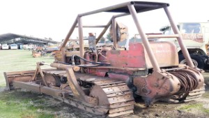 Old International TD9 Bulldozer with a Blade in Wanaka