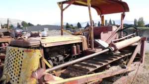 Old International TD9 Bulldozer in Wanaka