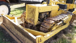 Old Bristol Bulldozer with a Blade in Wanaka