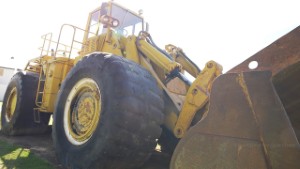 Old Caterpillar Wheel Loader in Wanaka