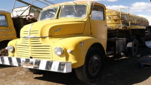 Vintage Leyland Comet Truck with Tanker in Wanaka