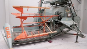 Vintage Claas Super Combine Harvester in Timaru