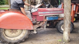 1970-73 International 454 Tractor with Forklift Attachment in Wakefield