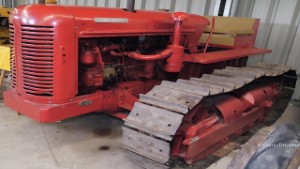 David Brown Crawler Tractor at the Marlborough Farming Museum in Blenheim