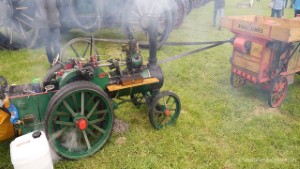 Miniature Steam Engine and Threshing Mill in Rangiora