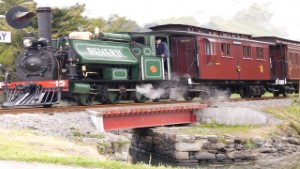 1872 F 13 Peveril’ Steam Locomotive and Train Operating at Ferrymead Heritage Park in Christchurch