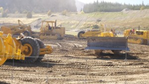 Vintage Cable Operated Caterpillar Bulldozers Scrapers and Crawler Tractors Operating