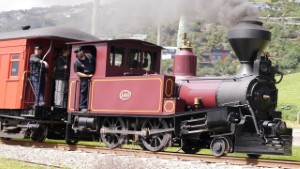 1887 D140 Steam Locomotive Operating at Ferrymead in Christchurch