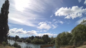 Driving around Wicklow Terrace in Albert Town in Otago