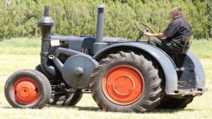 Antique 1937 Lanz Bulldog N Tractor Running in Ashburton
