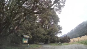 Driving from Boat Harbour to Walker Creek Camp in Fiordland