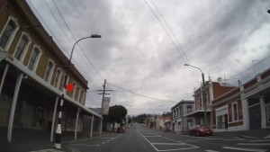 Driving South Road in Dunedin in Otago New Zealand