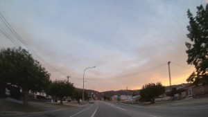 Driving from Clyde to Alexandra in Otago New Zealand