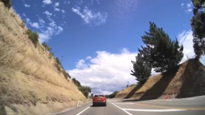 Driving from Deborah to Maheno in Otago New Zealand