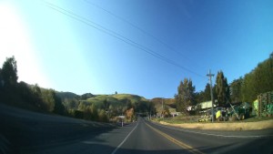 Driving from Dunedin Airport to Allanton in Otago New Zealand