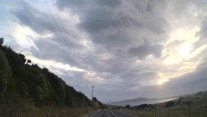 Driving from Riverton to the Colac Bay Campsite in Southland