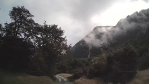 Driving from Walker Creek Camp to Totara Camp in Fiordland