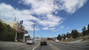 Driving from Makikihi to Glenavy in Canterbury New Zealand