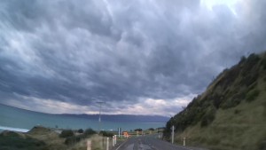 Driving from Gemstone Beach to Tuatapere in Southland