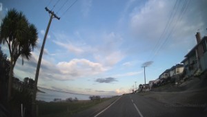 Driving Towack Street in Riverton in Southland New Zealand