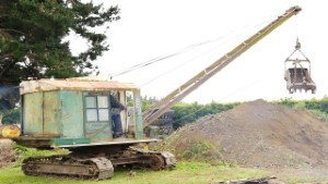 1940s Ruston Bucyrus 10-RB Dragline Excavator Working