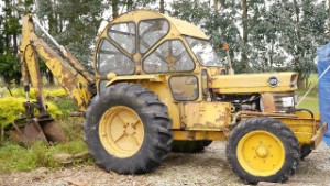 1964-75 Massey Ferguson 165 4WD Tractor with Back Hoe