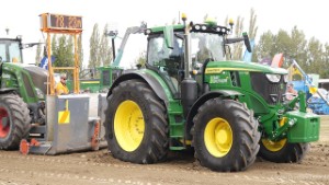 2023 John Deere 6R 215 Tractor Pulling at the 2024 Mayfield A&P Show