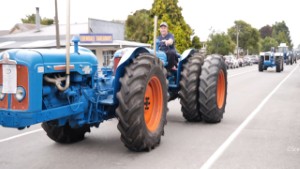 Ford and Fordson Tractors at the Edendale Crank Up 2024 Street Parade