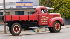 Mostly Vintage Ford Trucks  at Edendale Crank Up 2024 Street Parade