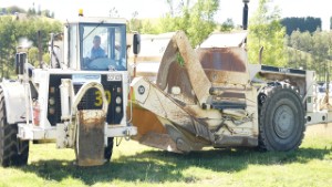2001 Terex TS14 G Motor Scraper Operating