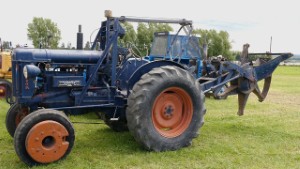 Vintage Fordson Major E27N with Trenching Attachment