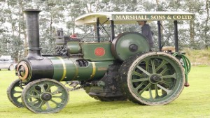 Antique 1925 Marshall Traction Engine 75845 Running