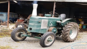 1947 Field Marshall Tractor Starting from a Petrol Motor