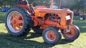 Vintage 1945 Case DC Tractor Running