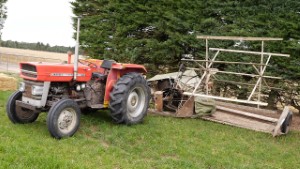 Massey Ferguson 135 with an Old Binder