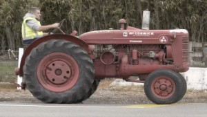 McCormick Deering AW6 Tractor heading to the 2024 Horsepower Rally