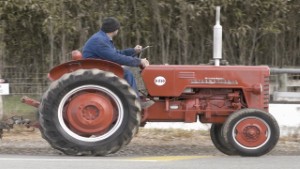International B-250 Tractor heading to the 2024 Horsepower Rally