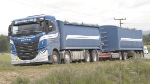 2023 IVECO S-WAY Truck Hauling Coal on the West Coast